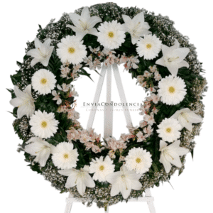 Corona Fúnebre: Ángel Celestial