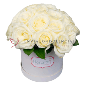 Caja Floral: Eterno Descanso Sobre Nubes